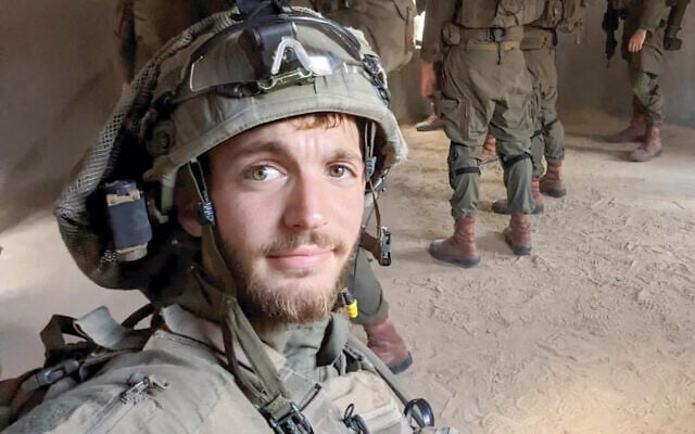 Sgt. First Class Yonnatan Savitsky who was killed in Kissufim on October 7, 2023. (Courtesy)