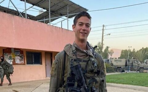 Sgt. First Class Yosef Malachi Guedalia who was killed in Kfar Aza on October 8, 2023. (Courtesy)