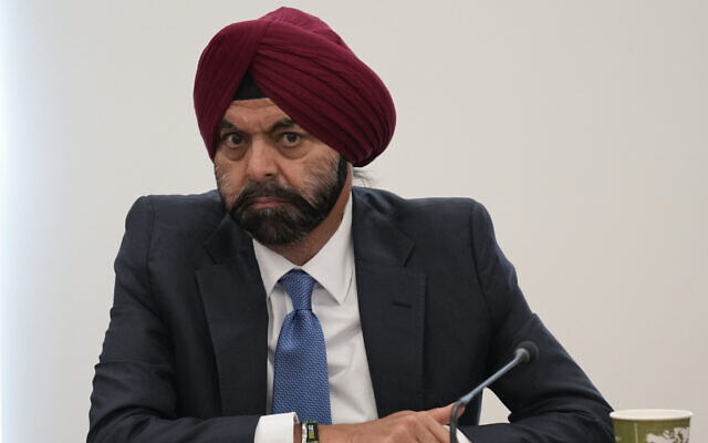 Ajay Banga, World Bank president, participates in global infrastructure and investment forum in New York, Thursday, Sept. 21, 2023. (AP Photo/Seth Wenig, Pool) Ajay Banga, World Bank president, participates in global infrastructure and investment forum in New York, Thursday, Sept. 21, 2023. (AP Photo/Seth Wenig, Pool)