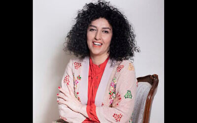 This photo taken in 2021 shows Narges Mohammadi in Tehran, Iran. (Reihane Taravati via AP)