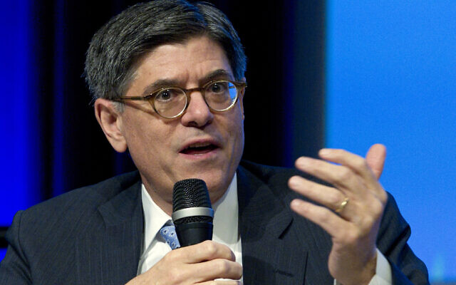 File: Treasury Secretary Jacob Lew, the Biden administration's pick for US ambassador to Israel, speaks during the discussion panel at the World Bank/IMF annual meeting at IMF headquarters in Washington, October 7, 2016. (AP Photo/Jose Luis Magana) File: Treasury Secretary Jacob Lew, the Biden administration's pick for US ambassador to Israel, speaks during the discussion panel at the World Bank/IMF annual meeting at IMF headquarters in Washington, October 7, 2016. (AP Photo/Jose Luis Magana)