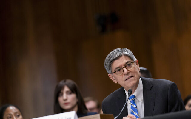 Jacob Lew, former treasury secretary under President Barack Obama, testifies during a Senate Foreign Relations Committee hearing to examine his nomination as Ambassador to the State of Israel, Wednesday, Oct. 18, 2023, in Washington. (AP Photo/Stephanie Scarbrough) Jacob Lew, former treasury secretary under President Barack Obama, testifies during a Senate Foreign Relations Committee hearing to examine his nomination as Ambassador to the State of Israel, Wednesday, Oct. 18, 2023, in Washington. (AP Photo/Stephanie Scarbrough)