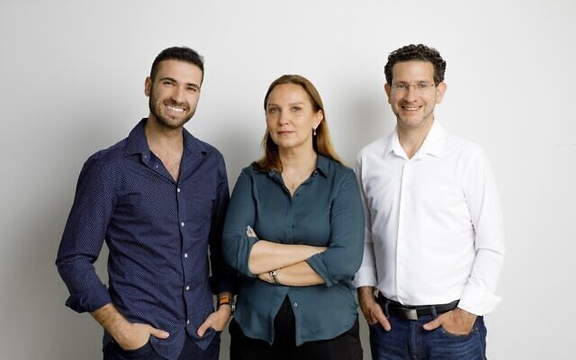 Founders of Israeli AI cybersecurity startup Clarity from left to right: CEO Michael Matias; Natalie Fridman, chief technology officer; and Gil Avriel, chief strategy officer. (Courtesy) Founders of Israeli AI cybersecurity startup Clarity from left to right: CEO Michael Matias; Natalie Fridman, chief technology officer; and Gil Avriel, chief strategy officer. (Courtesy)