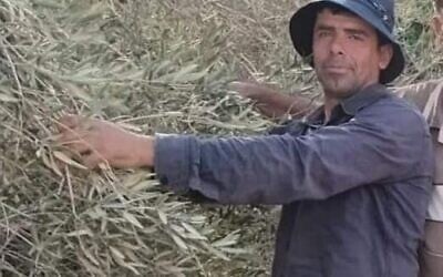 Bilal Muhammed Saleh, 40, who was killed during an incident outside the village of As-Sawiya in the northern West Bank on October 28, 2023. (X Used in accordance with Clause 27a of the Copyright Law)