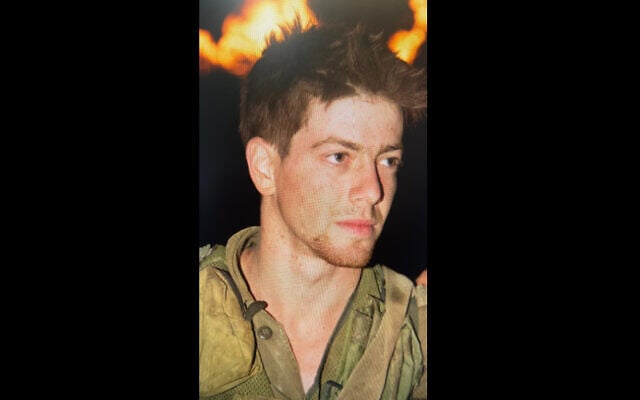 Lieutenant Amir Zur, 23, fell in battle at Kibbutz Kfar Aza, October 7, 2023. (courtesy)