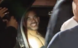 A suspect shouts 'Free Palestine' as he is arrested after allegedly breaking into the home of a Jewish family in Los Angeles, October 25, 2023 (Screen grab used in accordance with Clause 27a of the Copyright Law