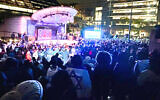 Emergency Rally for the People of Israel in Toronto, Canada on October 9, 2023. (Karen Hecker)