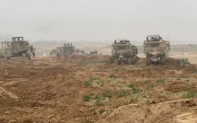 IDF troops operate inside Gaza on October 29, 2023. (Screen capture/X)