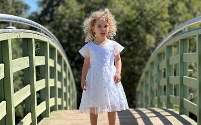 Yahel Shoham, 3, from Kibbutz Be'eri (courtesy)