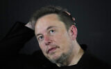 X (formerly Twitter) CEO Elon Musk attends an in-conversation event with Britain's Prime Minister Rishi Sunak in London on November 2, 2023. (Kirsty Wigglesworth / POOL / AFP)