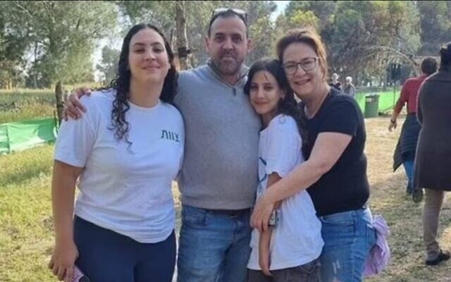 Eli Sharabi was taken captive on October 7, 2023 by Hamas terrorists while his wife Lianne and their two daughters, Noiya and Yahel, were killed. (Courtesy)