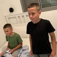 Gal and Tal Goldstein-Almog, 11 and 9, were abducted by Hamas terrorists to Gaza on October 7, 2023 (Courtesy)