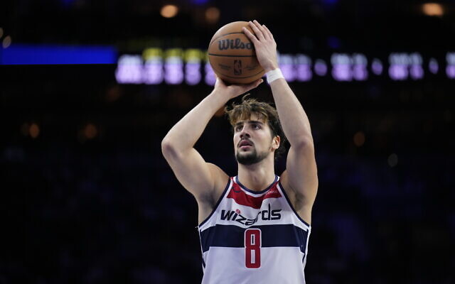 Washington Wizards' Deni Avdija plays during an NBA basketball game, November 6, 2023, in Philadelphia. (AP Photo/Matt Slocum) Washington Wizards' Deni Avdija plays during an NBA basketball game, November 6, 2023, in Philadelphia. (AP Photo/Matt Slocum)