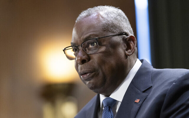 FILE - US Defense Secretary Lloyd Austin testifies before a Senate Appropriations Committee on Capitol Hill in Washington, October 31, 2023. (AP Photo/Manuel Balce Ceneta, File) FILE - US Defense Secretary Lloyd Austin testifies before a Senate Appropriations Committee on Capitol Hill in Washington, October 31, 2023. (AP Photo/Manuel Balce Ceneta, File)