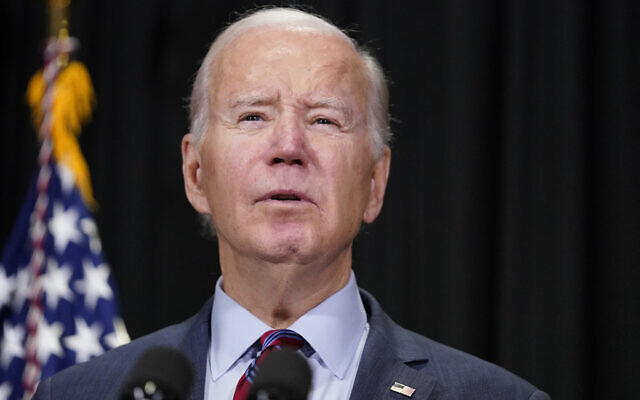 President Joe Biden speaks to reporters in Nantucket, Mass., on Friday, Nov. 24, 2023, about hostages freed by Hamas in the first stage of a swap under a four-day cease-fire deal. (AP Photo/Stephanie Scarbrough) President Joe Biden speaks to reporters in Nantucket, Mass., on Friday, Nov. 24, 2023, about hostages freed by Hamas in the first stage of a swap under a four-day cease-fire deal. (AP Photo/Stephanie Scarbrough)