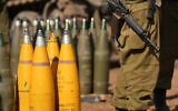 Illustrative: Israeli artillery unit stationed near the Israeli border with Lebanon, northern Israel, November 15, 2023. (Ayal Margolin/Flash90)