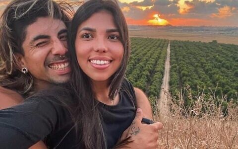 Antonio Macías Montaño, left, and Yvonne Rubio Vargas were killed at the Supernova rave by Hamas terrorists on October 7, 2023. (social media)