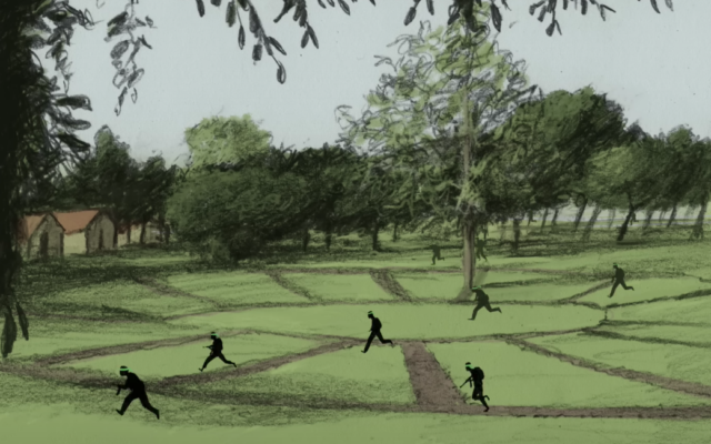From animator Yoni Goodman's short 'Disaster' about the Hamas abduction of brothers Yagil and Or Yaakov on October 7, 2023 from Kibbutz Nir Oz (YouTube screenshot) From animator Yoni Goodman's short 'Disaster' about the Hamas abduction of brothers Yagil and Or Yaakov on October 7, 2023 from Kibbutz Nir Oz (YouTube screenshot)