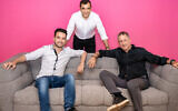AI21 Labs co-founders (from left to right): Uri Goshen, Prof Amnon Shashua, and Prof Yoav Shoham. (Roei Shor)