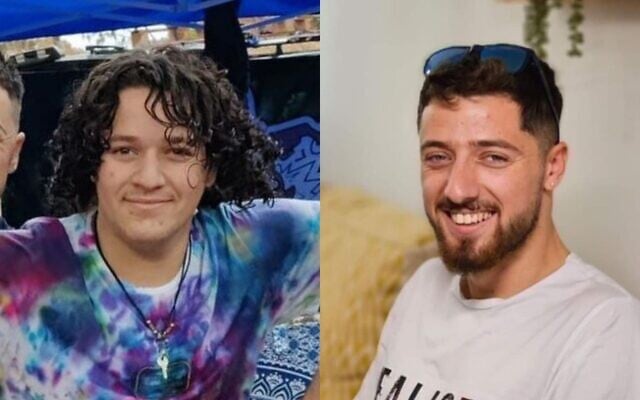 Gideon 'Gigi' Rivlin (left) and Aviad Rivlin both of whom were murdered at the Supernova music festival on October 7, 2023. (Facebook) Gideon 'Gigi' Rivlin (left) and Aviad Rivlin both of whom were murdered at the Supernova music festival on October 7, 2023. (Facebook)