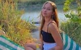 Alina Plahti, who was killed at the Supernova music festival on October 7, 2023, was buried separately from other Jews at a cemetery in her home city of Beit She’an. (Courtesy)