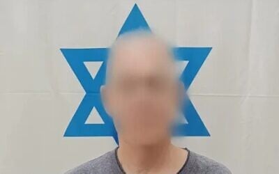 A teacher suspected of online posts in support of terrorism and justifying Hamas's October 7 massacre. (Israel Police)
