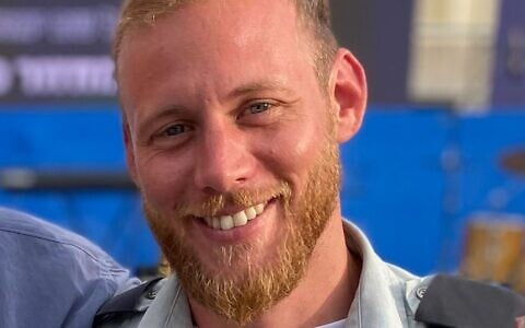 Benji Trakeniski, an off-duty soldier who went to rescue civilians in Kibbutz Be'eri on October 7, 2023. (Israel Defense Forces)