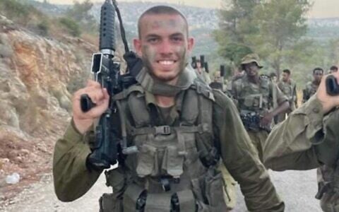 Sgt. Nathan Lyard who was killed by Hamas on October 7, 2023. (IDF)