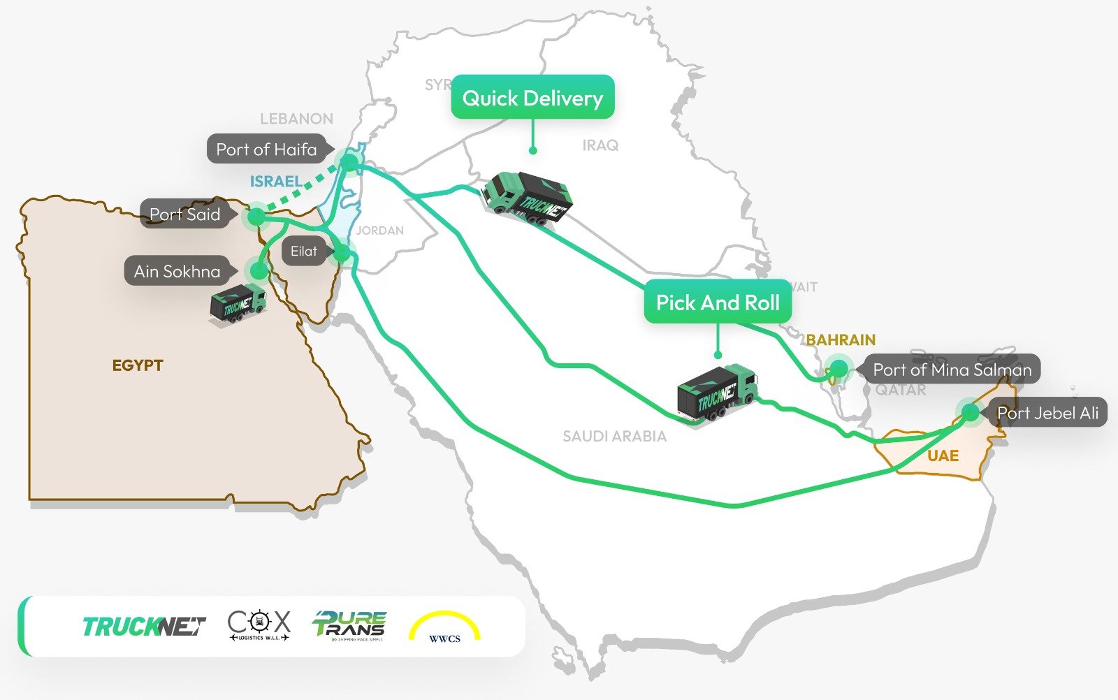 Israel logistics startup forges overland trade route to bypass 