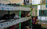 A picture obtained from the Iranian Mizan News Agency on October 16, 2022 shows empty bunk beds inside the notorious Evin prison, northwest of the Iranian capital Tehran. (Koosha Mahshid Falahi / Mizan / AFP)
