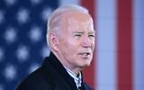 US President Joe Biden speaks in Milwaukee, Wisconsin, on December 20, 2023. (Mandel NGAN / AFP)