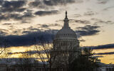 The Capitol is seen under a winter sky in Washington, December 18, 2023. (AP Photo/J. Scott Applewhite)