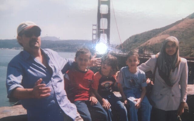 This undated image provided by Fadi Sckak shows a family photo of Abedalla Sckak with his wife Zahra Sckak and children. (Fadi Sckak via AP) This undated image provided by Fadi Sckak shows a family photo of Abedalla Sckak with his wife Zahra Sckak and children. (Fadi Sckak via AP)