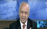 Screen capture from video of Egyptian lawmaker Mustafa Bakri, 2018. (YouTube. Used in accordance with Clause 27a of the Copyright Law)