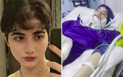 Armita Garawand, 17, died in October after a disputed incident on the Tehran metro (Screenshot: Twitter, used in accordance with Clause 27a of the Copyright Law)