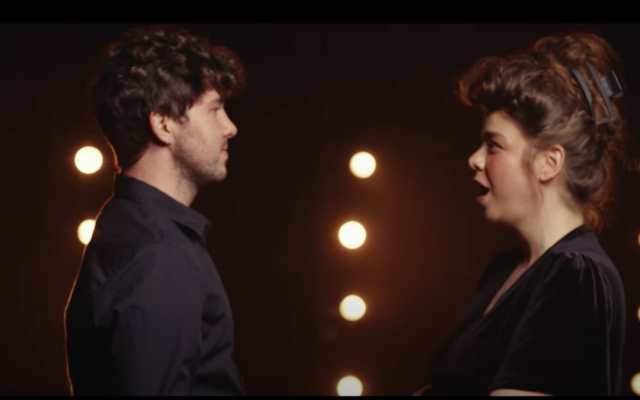 Arabic and Hebrew-speaking singers from Israeli Opera and local music academies record 'Somewhere' from 'West Side Story' in December 2023. (Screenshot)