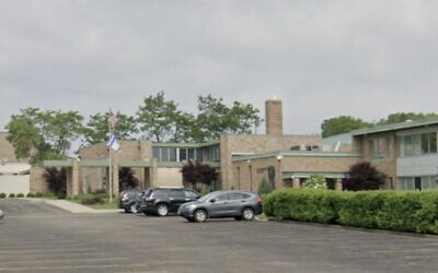 The outside of Temple Israel in Canton, Ohio. (Google Maps screenshot: used in accordance with Clause 27a of the Copyright Law)