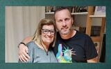 Hernan Feler shown with his aunt Ofelia Roitman, who was released by Hamas on Nov. 28, 2023. (Courtesy of Feler via JTA)