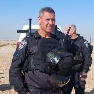 Chief Superintendent Avi Amar who was killed in Kibbutz Be'eri on October 7, 2023. (Israel Police) Chief Superintendent Avi Amar who was killed in Kibbutz Be'eri on October 7, 2023. (Israel Police)