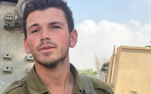 Sgt. Binyamin 'Benji' Needham who was killed in Gaza on December 3, 2023. (Courtesy)