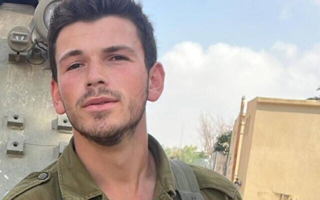 Sgt. Binyamin 'Benji' Needham who was killed in Gaza on December 3, 2023. (Courtesy)