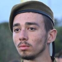 Sgt. Maor Cohen Eisenkot, 19, of the Golani Brigade’s 12th Battalion, killed in battle in the southern Gaza Strip on December 8, 2023. (Courtesy)