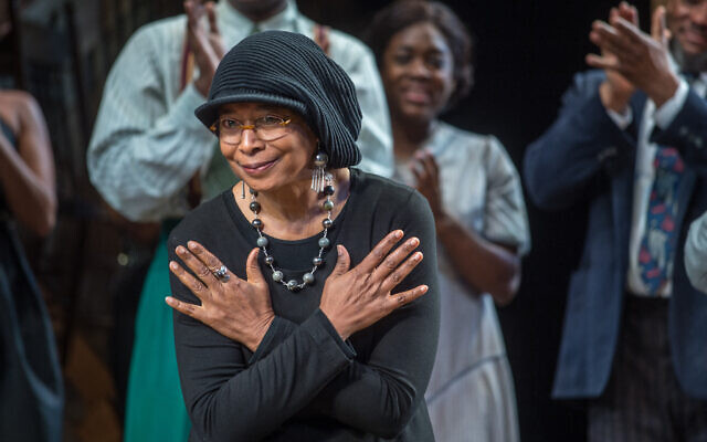 Alice Walker attends the 'The Color Purple' Broadway Opening Night at The Bernard B. Jacobs Theatre on December 10, 2015, in New York City. (Photo by Mark Sagliocco / GETTY IMAGES NORTH AMERICA / Getty Images via AFP)