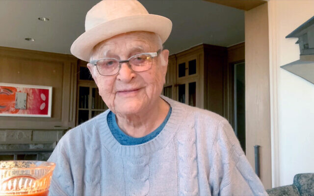 In this screengrab, Caucus Co-founder Norman Lear makes a special appearance at The Caucus of Producers, Writers and Directors 38th Annual Caucus Awards Gala on March 4, 2021. (Getty Images/Getty Images for the 2021 Caucus Awards Gala/AFP) In this screengrab, Caucus Co-founder Norman Lear makes a special appearance at The Caucus of Producers, Writers and Directors 38th Annual Caucus Awards Gala on March 4, 2021. (Getty Images/Getty Images for the 2021 Caucus Awards Gala/AFP)