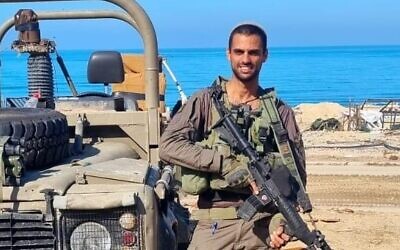 The IDF announced death of Captain (res.) Harel Sharvit during the Gaza ground operation, December 29, 2023 (courtesy)