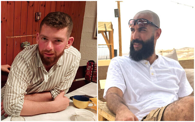 This composite photo shows Cpt. Yahel Gazit (left) and Master Sgt. (res.) Gil Daniels, who the Israel Defense Forces announced on December 5, 2023, were killed fighting against Hamas terrorists in the Gaza Strip. (Israel Defense Forces) This composite photo shows Cpt. Yahel Gazit (left) and Master Sgt. (res.) Gil Daniels, who the Israel Defense Forces announced on December 5, 2023, were killed fighting against Hamas terrorists in the Gaza Strip. (Israel Defense Forces)