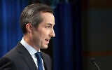 State Department spokesperson Matthew Miller answers questions during a news briefing at the State Department on July 18, 2023, in Washington. (AP Photo/Nathan Howard)