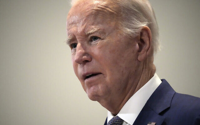 US President Joe Biden speaks at St. John Baptist Church in Columbia, South Carolina, on January 28, 2024. (AP Photo/Jacquelyn Martin, File) US President Joe Biden speaks at St. John Baptist Church in Columbia, South Carolina, on January 28, 2024. (AP Photo/Jacquelyn Martin, File)
