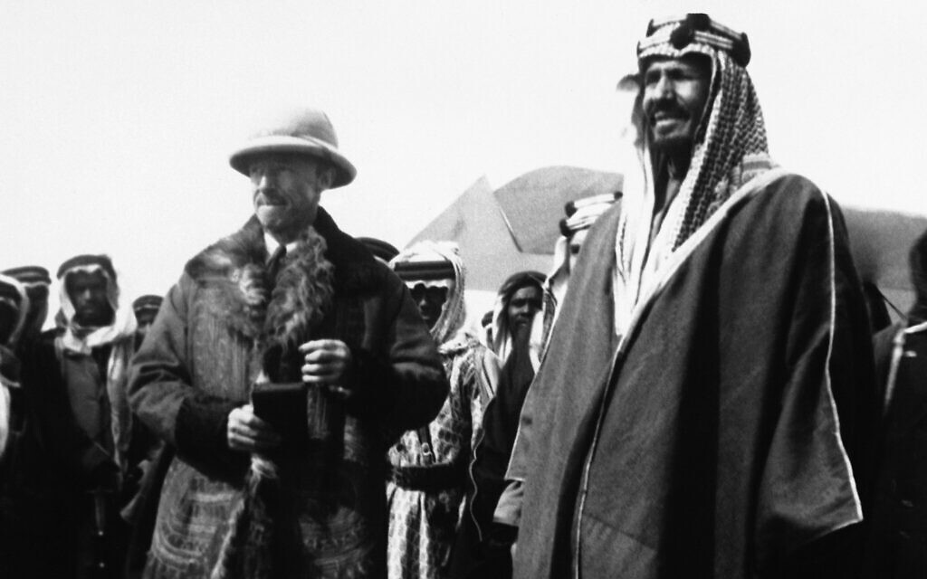 King of Saudi Arabia Abdul Aziz Ibn Saud on February 2, 1930. (AP Photo)