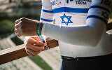 Israeli professional cycling team Israel - Premier Tech is organizing a 100-day cycling event for the remaining Hamas hostages abducted on October 7, 2023. (Courtesy)